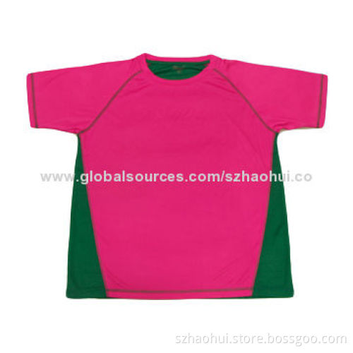 Women's New Design Color Combination Sports Tops, Design and Brand Can be Customized as Request